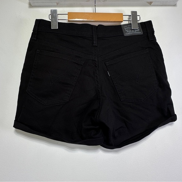 Levi’s | Mid Length Black Denim Shorts - Picture 2 of 6